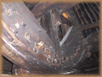 L'intérieur du moulin d'Alphonse Daudet